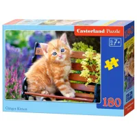 Puzzle 2D Castorland Ginger Kittens 7+/ Numărul de piese: 180