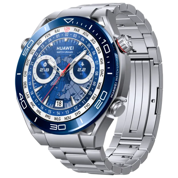Ceas inteligent Huawei Watch Ultimate 1.9"/ 48 mm/ Blue - Steel/ Colombo B29 photo 1