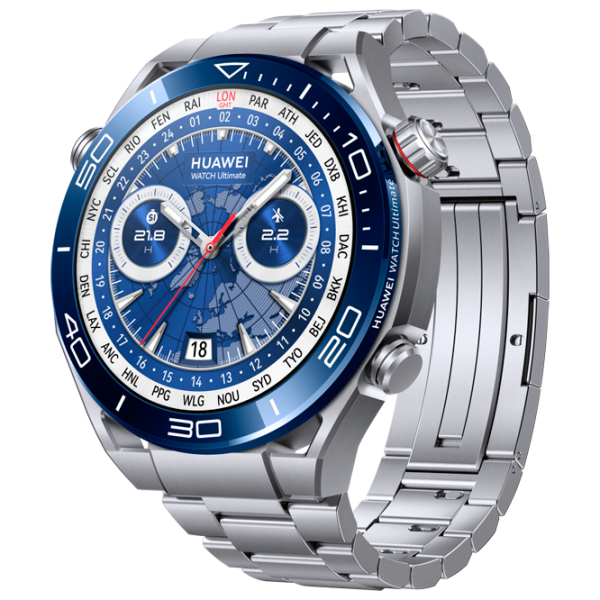 Ceas inteligent Huawei Watch Ultimate 1.9"/ 48 mm/ Blue - Steel/ Colombo B29 photo 1