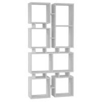 Etajeră Showdeko RAIL NO.1 166.5 x 79 x 24 cm/ PAL/ White