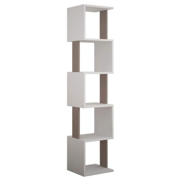 Стеллаж Showdeko Piri 161см x 35см x 30см cm/ ЛДСП/ White photo 1