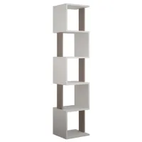 Стеллаж Showdeko Piri 161см x 35см x 30см cm/ ЛДСП/ White
