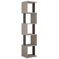 Стеллаж Showdeko Piri 161см x 35см x 30см cm/ ЛДСП/ Светлый мокко