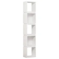 Стеллаж Showdeko Multi 167см x 32см x 22см cm/ ЛДСП/ White