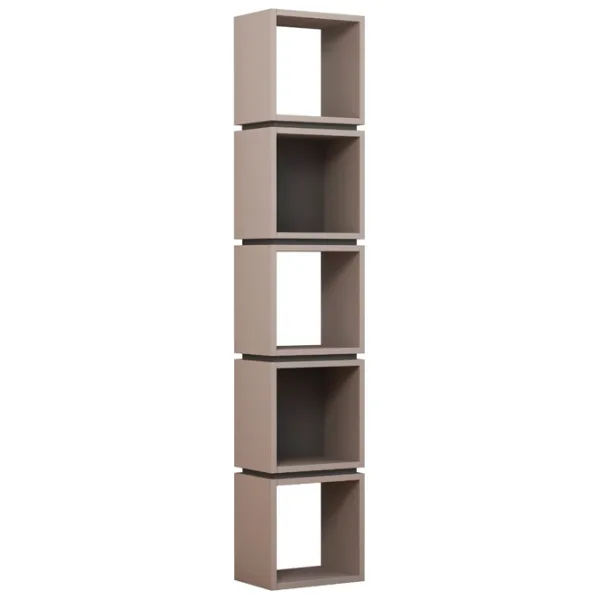 Стеллаж Showdeko Multi 167см x 32см x 22см cm/ ЛДСП/ Светлый мокко photo 1
