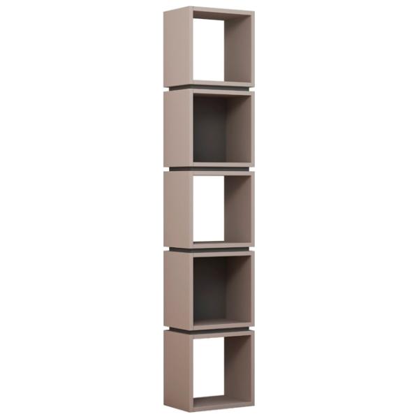 Стеллаж Showdeko Multi 167см x 32см x 22см cm/ ЛДСП/ Светлый мокко photo 1