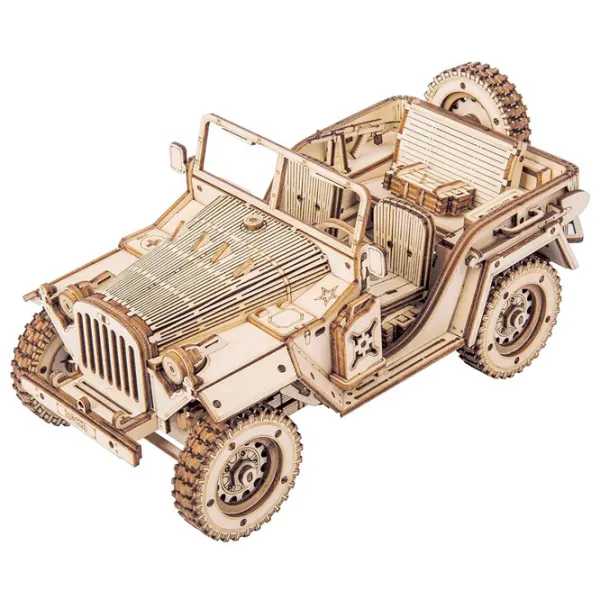 Пазл 3D ROBOTIME Army Jeep 14+/ Количество деталей: 369 photo 1