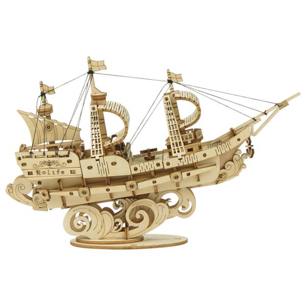 Пазл 3D ROKR Sailing Ship 8+/ Количество деталей: 118 photo 1