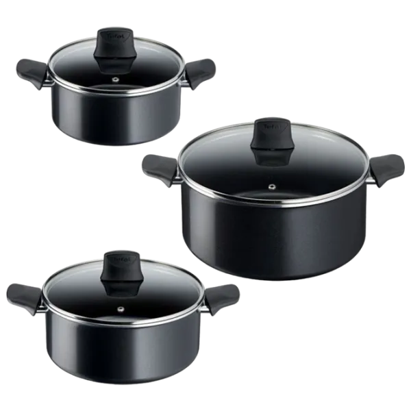 Набор кастрюль Tefal C2789053 4.5л Алюминий / Черный photo 1