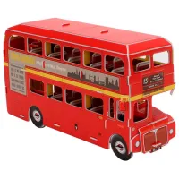 Puzzle 3D CubicFun Double Decker Bus 8+/ Numărul de piese: 66
