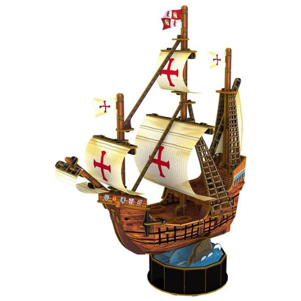 Пазл 3D CubicFun Santa Maria 8+/ Количество деталей: 93 photo 1