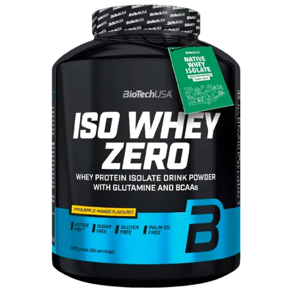 Proteină BioTechUSA Iso Whey Zero 2270 g (5999076223114 ) praf/ Ananas, mango photo 1 Proteină BioTechUSA Iso Whey Zero 2270 g (5999076223114 ) praf/ Ananas, mango photo 1