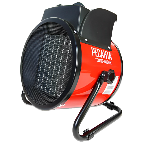 Тепловая пушка Электрическая Resanta ТЭПК-5000K 5000 Вт/ 50 м²/ 400 м³/ ч photo 1 Тепловая пушка Электрическая Resanta ТЭПК-5000K 5000 Вт/ 50 м²/ 400 м³/ ч photo 1