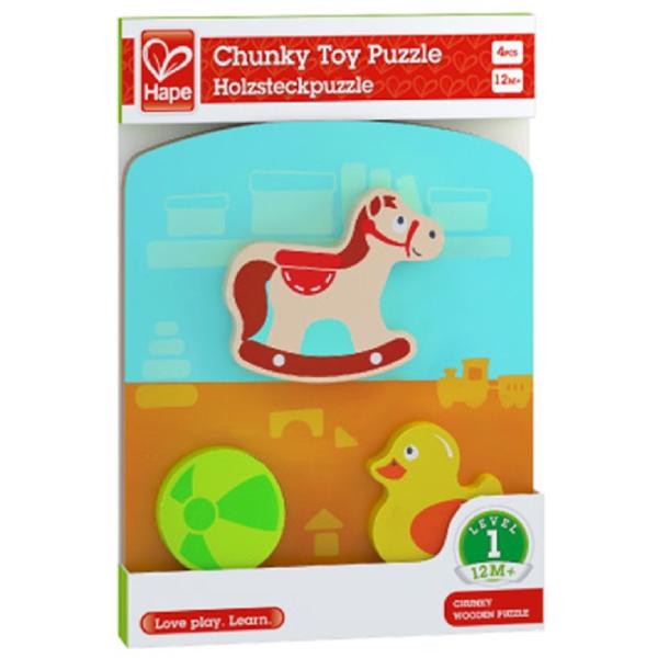 Пазл 2D Hape Chunky Toy 1+/ Количество деталей: 3 photo 1 Пазл 2D Hape Chunky Toy 1+/ Количество деталей: 3 photo 1