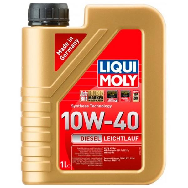 Моторное масло Liqui Moly 10W-40 Diesel Leichtlauf 10W-40 1 л полусинтетическое photo 1 Моторное масло Liqui Moly 10W-40 Diesel Leichtlauf 10W-40 1 л полусинтетическое photo 1