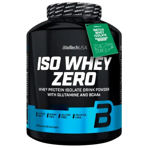 Proteină BioTechUSA Iso Whey Zero 2270 g (5999076223152) praf/ Banană photo 1 Proteină BioTechUSA Iso Whey Zero 2270 g (5999076223152) praf/ Banană photo 1