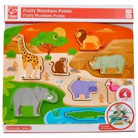 Пазл 2D Hape Wild Animal 2+/ Количество деталей: 8