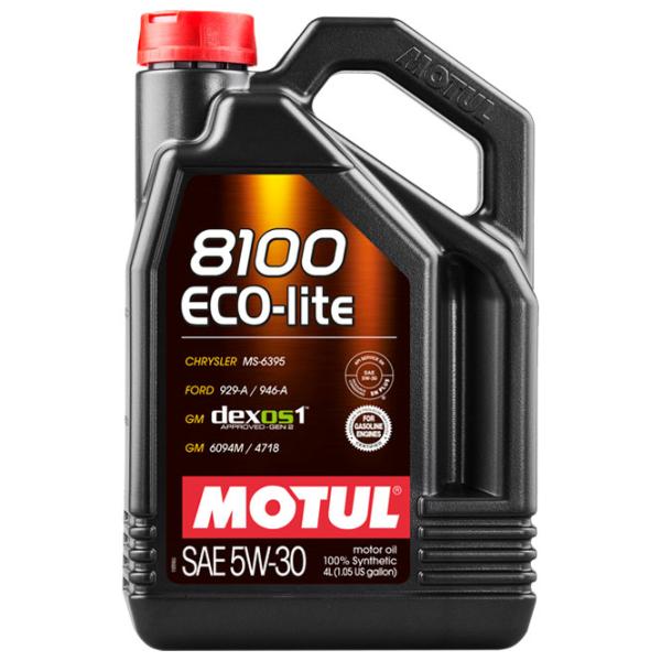 Ulei de motor Motul 5W30 8100 ECO-LITE 5W-30 4 l sintetic photo 1 Ulei de motor Motul 5W30 8100 ECO-LITE 5W-30 4 l sintetic photo 1