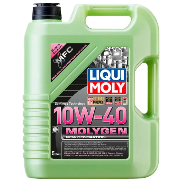 Ulei de motor Liqui Moly 10W-40 Molygen New Generation 10W-40 5 l sintetic photo 1