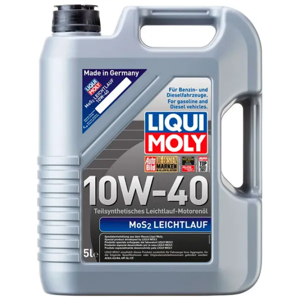 Ulei de motor Liqui Moly 10W-40 МoS2 Leichtlauf 10W-40 5 l semisintetic photo 1 Ulei de motor Liqui Moly 10W-40 МoS2 Leichtlauf 10W-40 5 l semisintetic photo 1