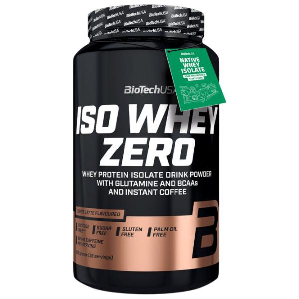 Proteină BioTechUSA Iso Whey Zero 908 g (5999076223008) praf/ Cafe Latte photo 1