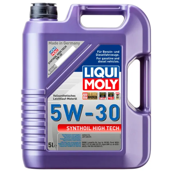 Ulei de motor Liqui Moly 5W-30 Synthoil High Tech 5W-30 5 l sintetic photo 1