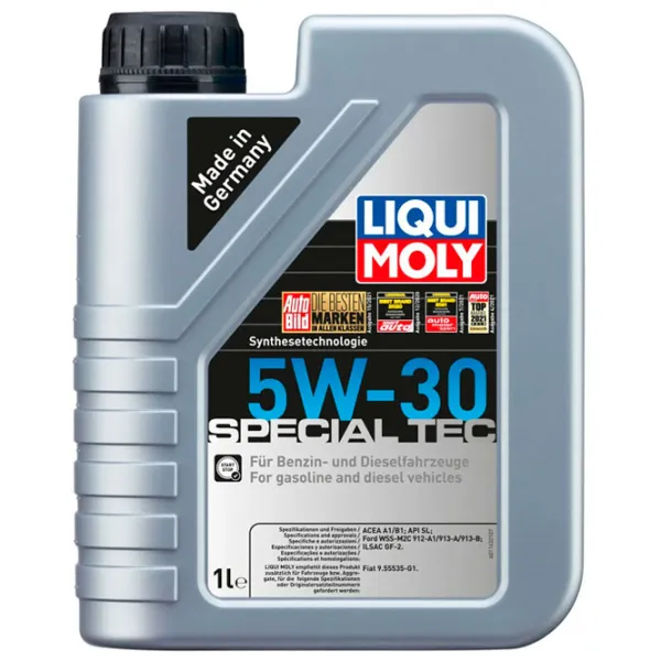 Моторное масло Liqui Moly 5W-30 Special Tec 5W-30 1 л синтетическое photo 1 Моторное масло Liqui Moly 5W-30 Special Tec 5W-30 1 л синтетическое photo 1