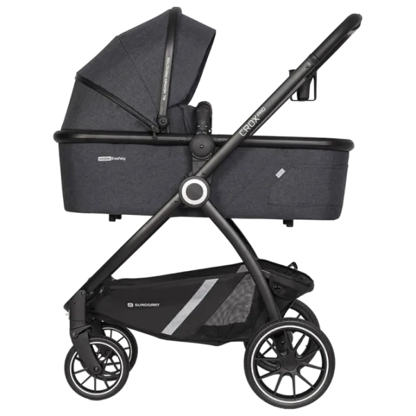 Cărucior pentru copil Euro-Cart Crox Pro 2 in 1 22450-1/ Dark Gray photo 1