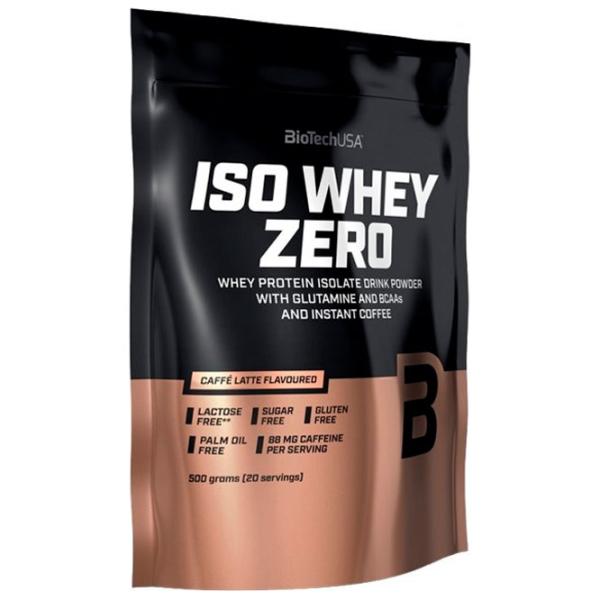 Proteină BioTechUSA Iso Whey Zero 500 g (5999076222513) praf/ Cafe Latte photo 1