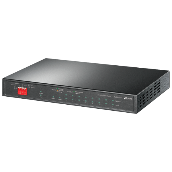 Switch TP-Link TL-SG1210P Black photo 1 Switch TP-Link TL-SG1210P Black photo 1