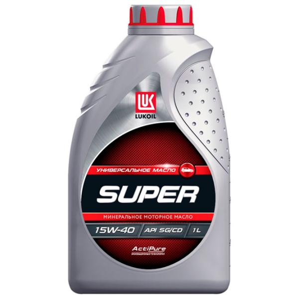 Моторное масло Lukoil 15W-40 Super 15W-40 1 л минеральное photo 1