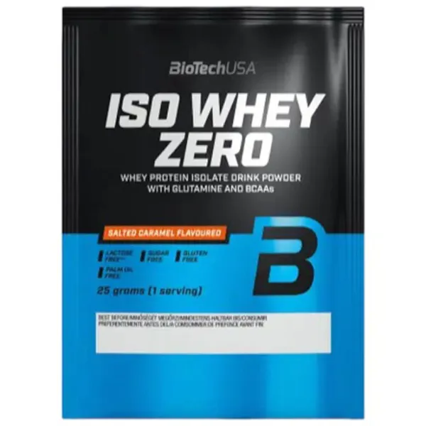 Proteină BioTechUSA Iso Whey Zero 25 g (5999076233359) praf/ Caramelă sărată photo 1 Proteină BioTechUSA Iso Whey Zero 25 g (5999076233359) praf/ Caramelă sărată photo 1