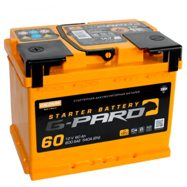 Acumulator auto G-Pard 6CT-60Ah 540A photo 1 Acumulator auto G-Pard 6CT-60Ah 540A photo 1