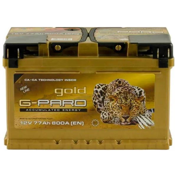 Авто аккумулятор G-Pard Gold 12V 77Ah 800A photo 1