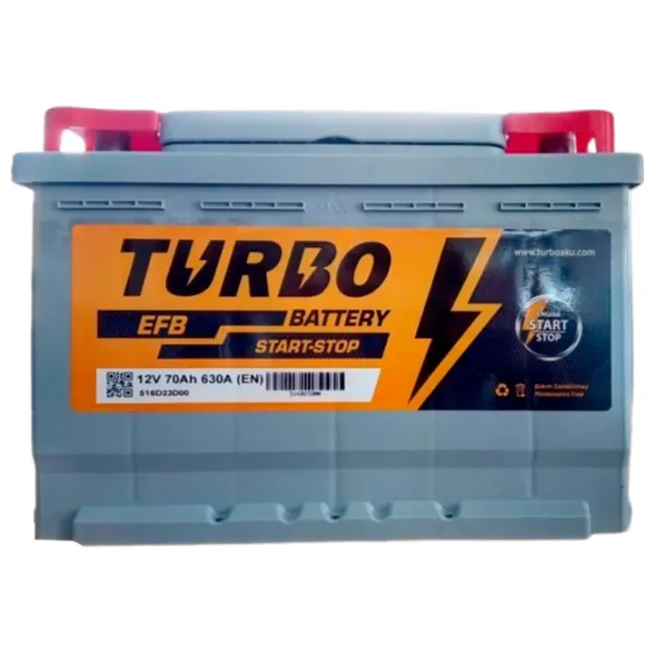 Авто аккумулятор Turbo 70Ah EFB Start Stop 660A photo 1 Авто аккумулятор Turbo 70Ah EFB Start Stop 660A photo 1