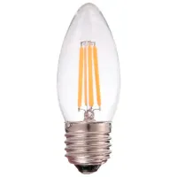 Лампочка светодиодная филаментная Elmos C37 LF3752765 E27/ 4 Вт/ 6500 К/ 560лм/ White