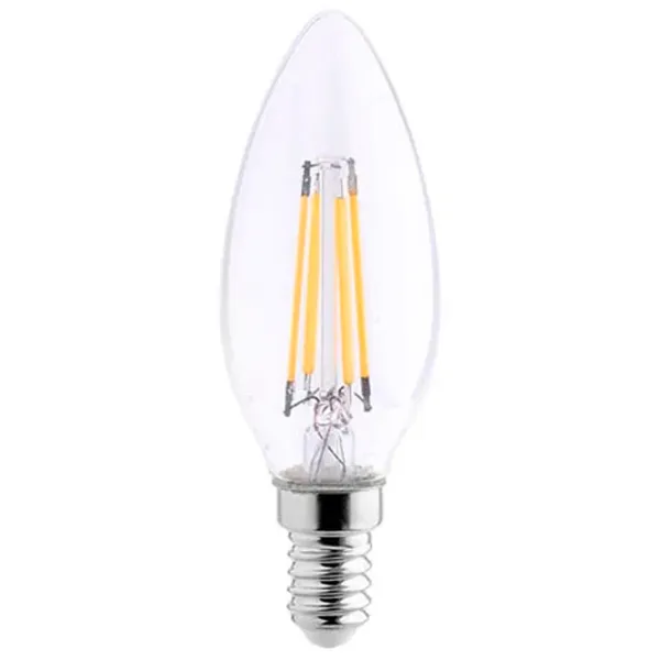 Bec LED cu filament Elmos C37 LF3751440 E14/ 5 W/ 4000 K/ 560lm/ White photo 1