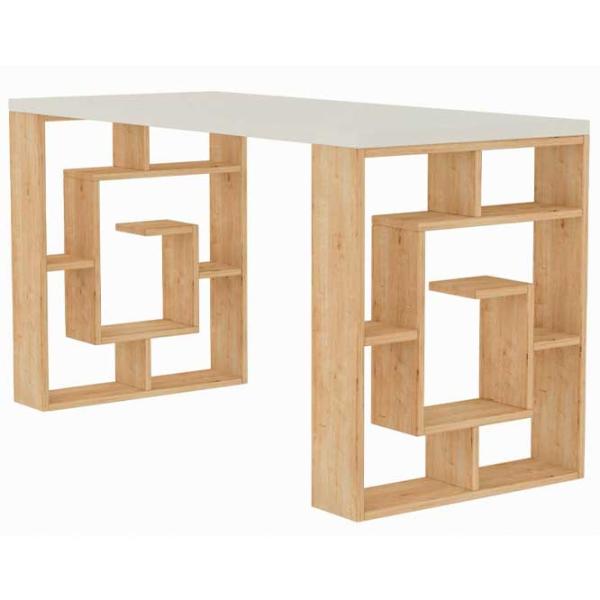 Masă de birou Showdeko Labirent PAL/ Oak photo 1