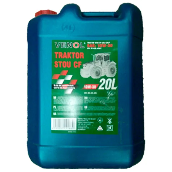 Моторное масло Venol 10W-30 Traktor STOU 10W-30 20 л синтетическое photo 1