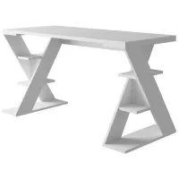 Masă de birou Showdeko Papillon PAL/ White