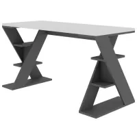 Masă de birou Showdeko Papillon PAL/ Anthracite