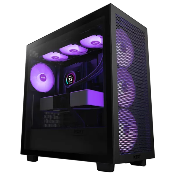 Корпус NZXT H7 Flow RGB Mid Tower / Черный photo 1