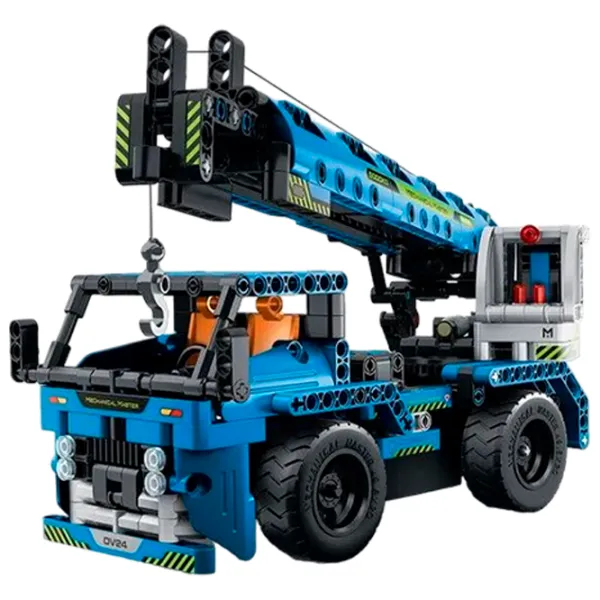 Конструктор с радиоуправлением XTech 2 in 1 Crane Truck Транспорт/ Синий photo 1