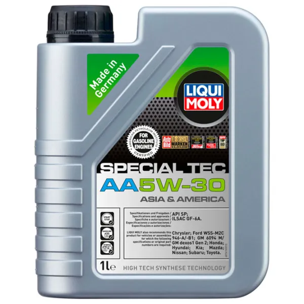 Моторное масло Liqui Moly 5W-30 Special Tec AA 5W-30 1 л синтетическое photo 1 Моторное масло Liqui Moly 5W-30 Special Tec AA 5W-30 1 л синтетическое photo 1