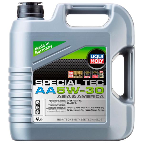 Моторное масло Liqui Moly 5W-30 Special Tec AA 5W-30 4 л синтетическое photo 1 Моторное масло Liqui Moly 5W-30 Special Tec AA 5W-30 4 л синтетическое photo 1