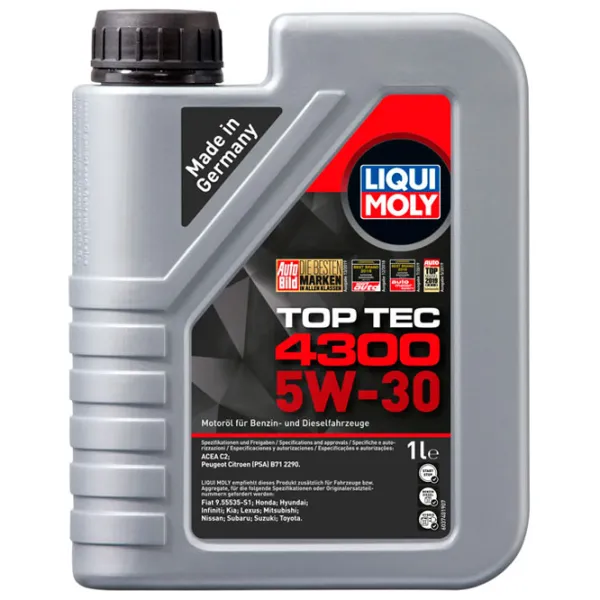 Ulei de motor Liqui Moly 5W-30 Top Tec 4300 5W-30 1 l sintetic photo 1 Ulei de motor Liqui Moly 5W-30 Top Tec 4300 5W-30 1 l sintetic photo 1