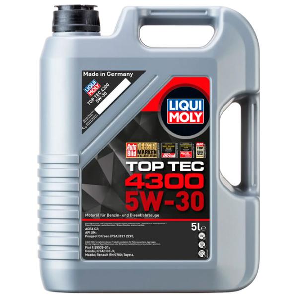 Ulei de motor Liqui Moly 5W-30 Top Tec 4300 5W-30 5 l sintetic photo 1