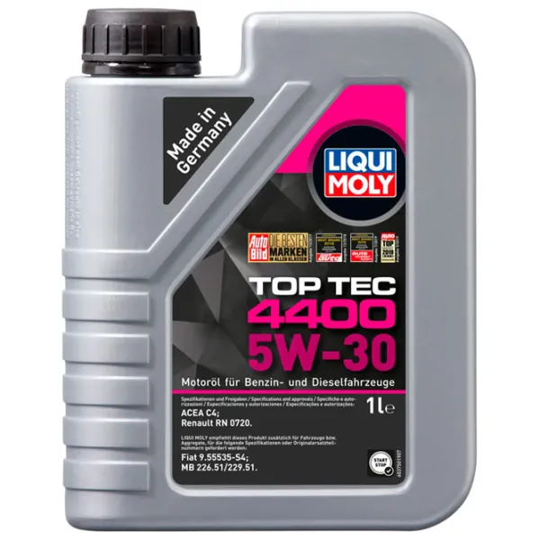 Моторное масло Liqui Moly 5W-30 Top Tec 4400 5W-30 1 л синтетическое photo 1 Моторное масло Liqui Moly 5W-30 Top Tec 4400 5W-30 1 л синтетическое photo 1