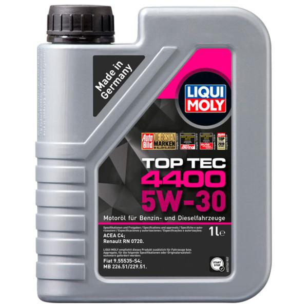 Моторное масло Liqui Moly 5W-30 Top Tec 4400 5W-30 1 л синтетическое photo 1 Моторное масло Liqui Moly 5W-30 Top Tec 4400 5W-30 1 л синтетическое photo 1