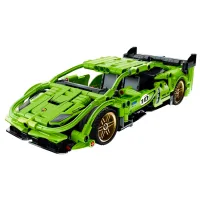 Конструктор XTech Pull Back Car Автомобиль/ Зелёный